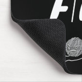 Grappige gehaakte gezegde breien offerte muismat (Hoek)