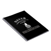 Grappige gehaakte offerte haakmachines cadeau notitieboek (Rechterzijde)