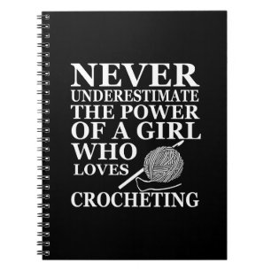 Grappige gehaakte offerte haakmachines cadeau notitieboek