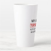 Grappige geheime baan Mok - "Mijn baan is top secr (Voorkant)