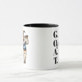 Grappige Geit Golfer Slaghout Mok (Midden)