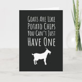 Grappige geit kaarten boerderij dier boerderij hum (Voorkant)