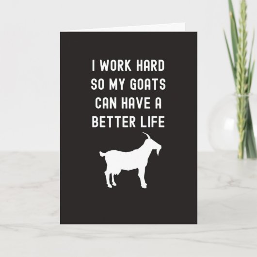 Grappige Geit Kaarten Humor Boerderijdieren Grappi (Voorkant)