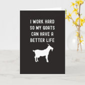 Grappige Geit Kaarten Humor Boerderijdieren Grappi (Gele Bloem)