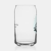 Grappige Geit Steenbok Zodiac Verjaardag Kerstmis Blikvorm Glas (Rechts)