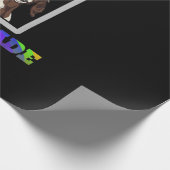 Grappige geit virtuele 4e klas terug naar school 2 cadeaupapier (Hoek)