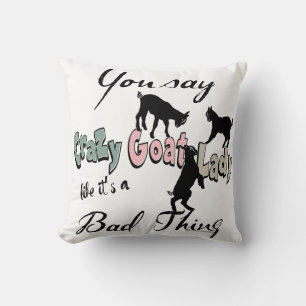 GRAPPIGE GEITEN  Zuidwest Warme Kleuren Crazy Goat Kussen