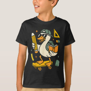 Grappige Gekke Gans Schattige Eend Terug naar de s T-shirt