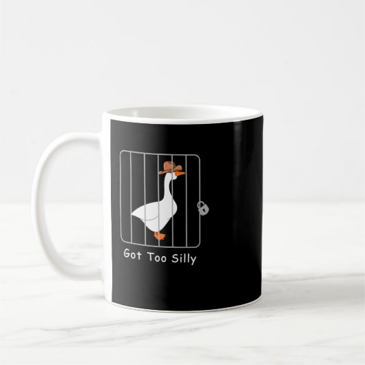 Grappige Gekke Goose Lover Mugshot Meme - Got Too  Koffiemok (Links)