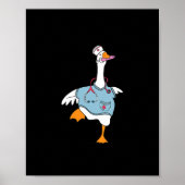 Grappige Gekke Goose Nurse Club School Nurse Stude Poster (Voorkant)