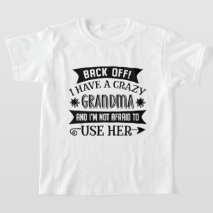 Grappige gekke oma woordkunst uniseks t-shirt