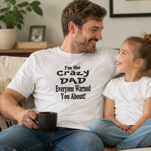 Grappige Gekke Papa Vaderdag T-shirt