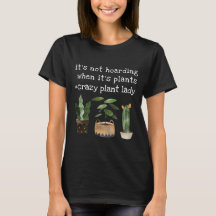 Grappige gekke plantendame potplant en cactus 