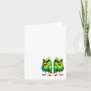 Grappige Gekke vogel, Dank je, Notitiekaart #6