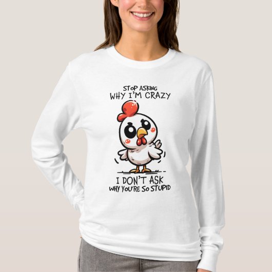 Grappige gekke woordkunst t-shirt (Voorkant)