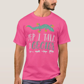 Grappige gekko eigenaar reptiel dier hagedis yep i t-shirt