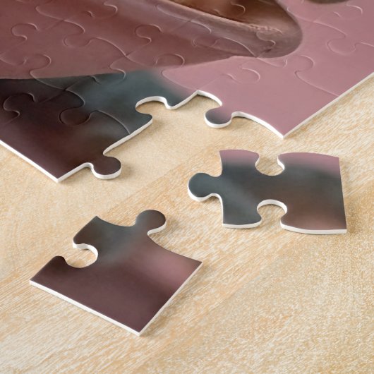 Grappige gekko eten spaghetti legpuzzel (Zijkant)