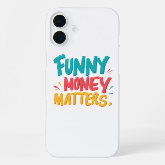 Grappige Geldzaken iPhone Hoesje (Achterkant)