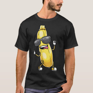 Grappige gele courgette dansen voor groenteliefheb t-shirt