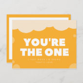 Grappige Gele Dronken Briefkaart (Voorkant / Achterkant)