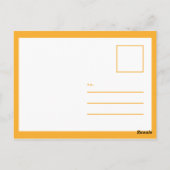 Grappige Gele Dronken Briefkaart (Achterkant)