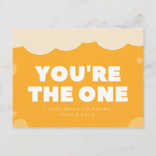 Grappige Gele Dronken Briefkaart