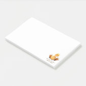 Grappige gele eend plakkerige notities - Smile Post-it® Notes (Schuin)