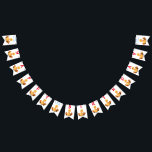 Grappige gele eend speelse knipoog - Happy Birthda Vlaggetjes<br><div class="desc">Happy Birthday - Funny Yellow Duck Playful Wink Happy Smile Cartoon Tekenen en Tekst - Kies / voeg je unieke tekst / Lettertype / kleur toe - maak je speciale cadeautje - Resize en beweeg of verwijder en voeg elementen / afbeelding toe met aanpassingsgereedschap ! - Tekening en ontwerp door...</div>