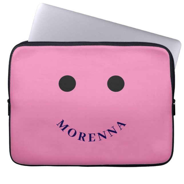 Grappige Gele Laptophoes Laptop Sleeve (Voorkant)