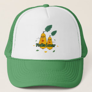 Grappige gele peren trucker pet