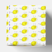Grappige Gele Vogels Doodle Bedankdoosjes (Bovenkant)