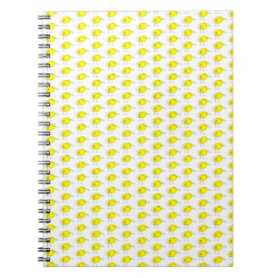 Grappige Gele Vogels Doodle Notitieboek
