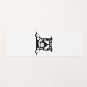 Grappige gelukkige Bulldog Yogamat (Voorkant (horizontaal))