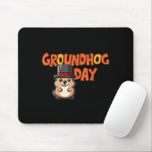 Grappige Gelukkige Groundhog Dag 2 Februari Phils Muismat (Met muis)