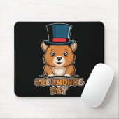 Grappige Gelukkige Groundhog Dag 2 Februari Phils Muismat (Met muis)