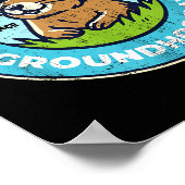 Grappige Gelukkige Groundhog Dag 2 Februari Phils Poster (Hoek)