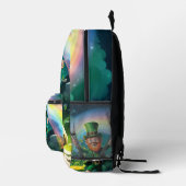 Grappige gelukkige kabouter bedrukte rugzak (Rechts)