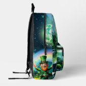 Grappige gelukkige kabouter bedrukte rugzak (Links)