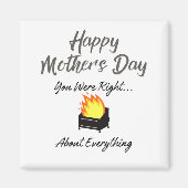 Grappige Gelukkige Moederdag magneet (Voorkant)