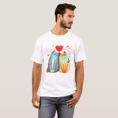 Grappige Gelukkige Valentijnsdag T-shirt (Voorkant volledig)