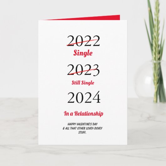 Grappige gelukkige Valentijnsdag Vakantiekaart Feestdagen Kaart (Voorkant)