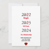 Grappige gelukkige Valentijnsdag vakantiekaart Feestdagenkaart (Voorkant)