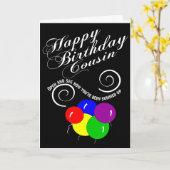 Grappige gelukkige verjaardag neef kaart (Gele Bloem)