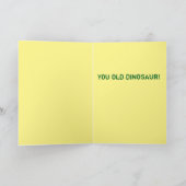 Grappige "Gelukkige Verjaardag" "u oude Kaart (Binnen)