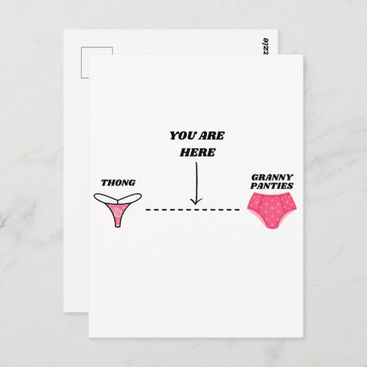 Grappige Gelukkige Verjaardag voor Haar Grappige V Briefkaart (Voorkant / Achterkant)