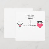 Grappige Gelukkige Verjaardag voor Haar Grappige V Kaart (Voorkant / Achterkant)