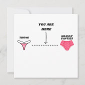 Grappige Gelukkige Verjaardag voor Haar Grappige V Kaart (Voorkant)