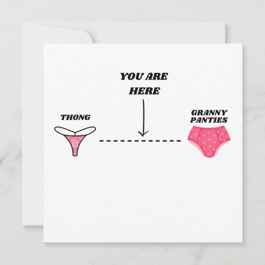 Grappige Gelukkige Verjaardag voor Haar Grappige V Kaart (Voorkant)