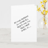 Grappige gelukkige verjaardagswens kaart (Gele Bloem)