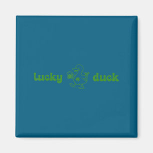 Grappige geluks eend st patricks dag Ierse baby Gr Magneet